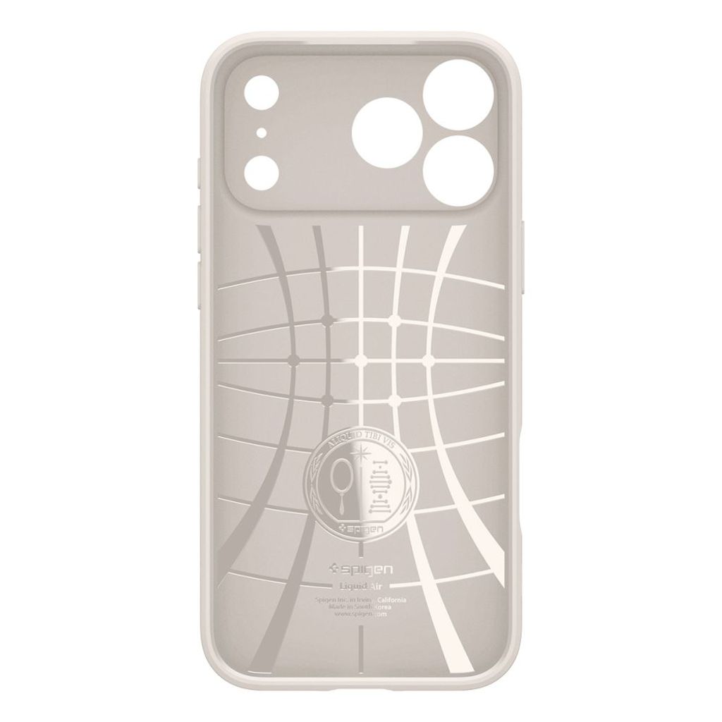 Spigen Liquid Air -kuori till iPhone 18 Pro Max/17 Pro Max - Titaani