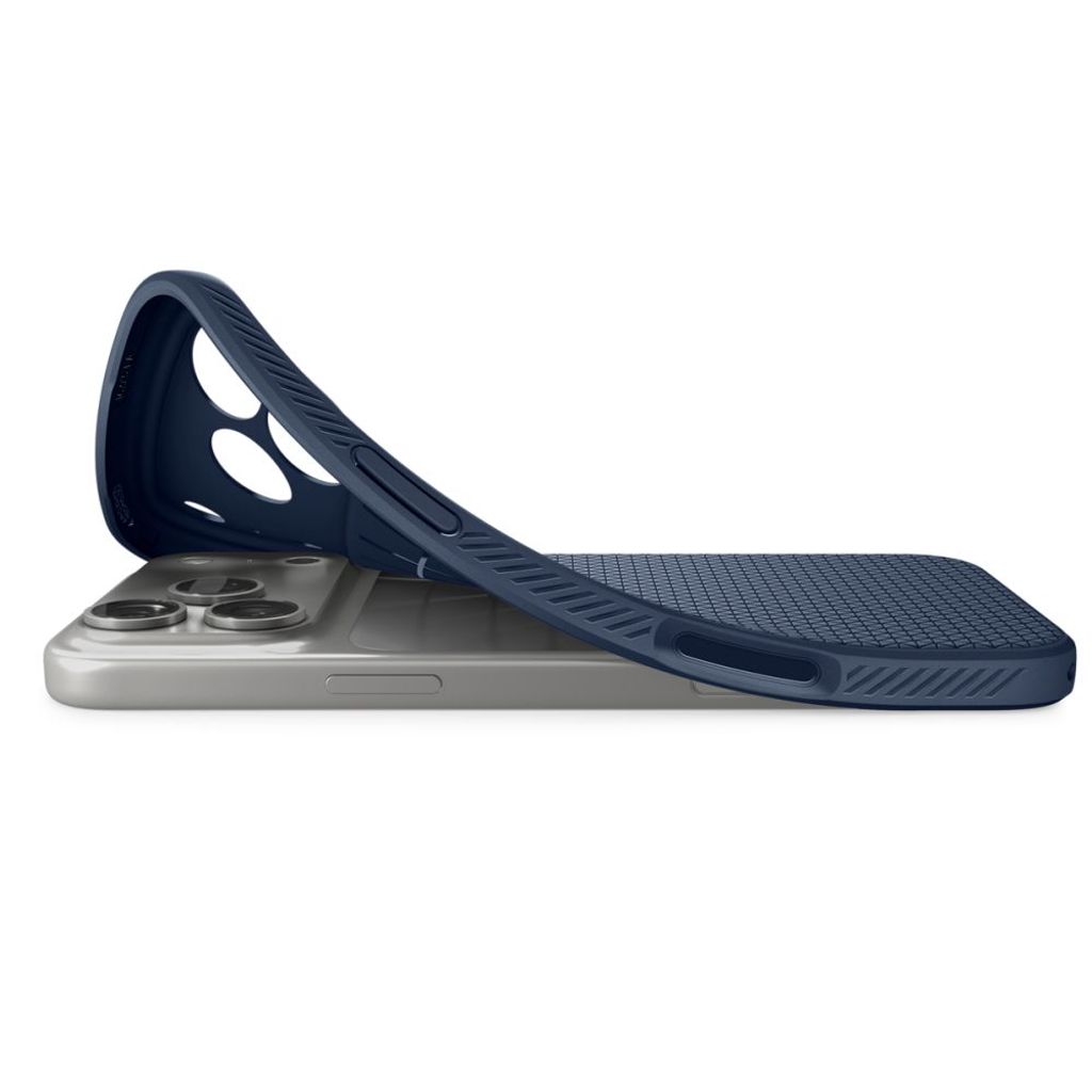 Spigen Liquid Air -kuori till iPhone 18 Pro Max/17 Pro Max - Sininen