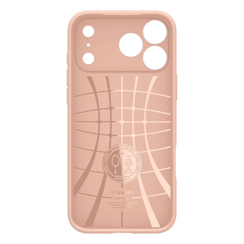 Spigen Liquid Air -kuori till iPhone 18 Pro Max/17 Pro Max - Vaaleanpunainen