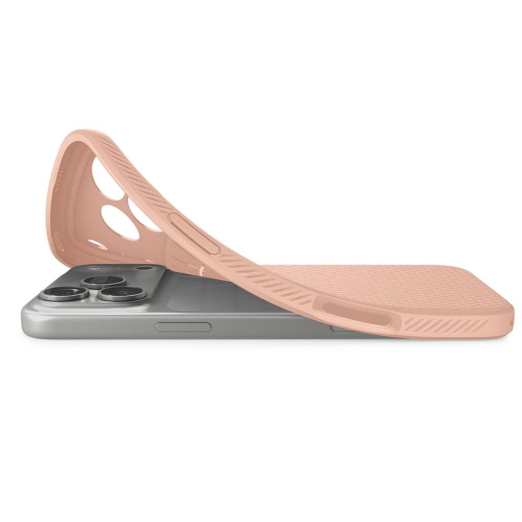 Spigen Liquid Air -kuori till iPhone 18 Pro Max/17 Pro Max - Vaaleanpunainen