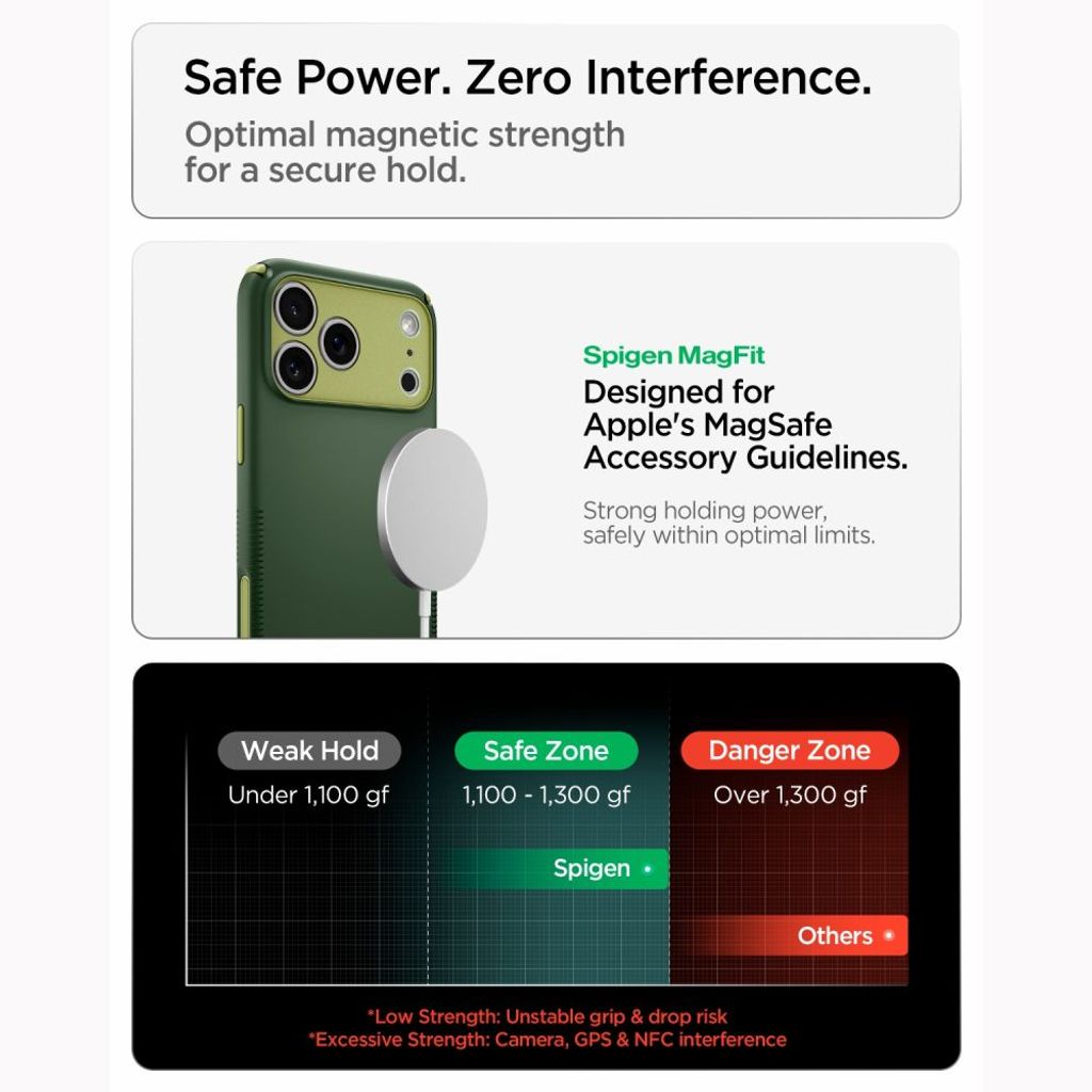 Spigen Nano Pop MagSafe -kuori till iPhone 18 Pro/17 Pro - Vihreä