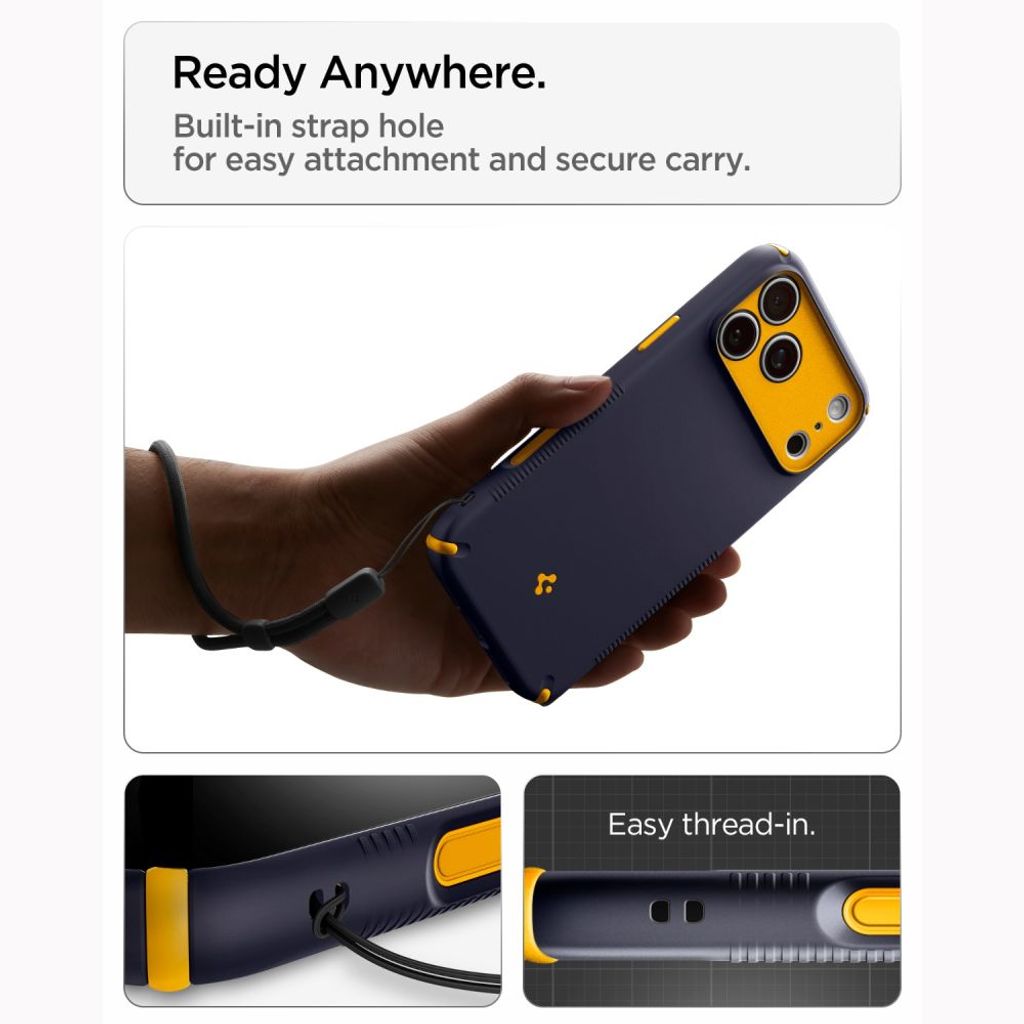 Spigen Nano Pop MagSafe -kuori till iPhone 18 Pro/17 Pro - Sininen