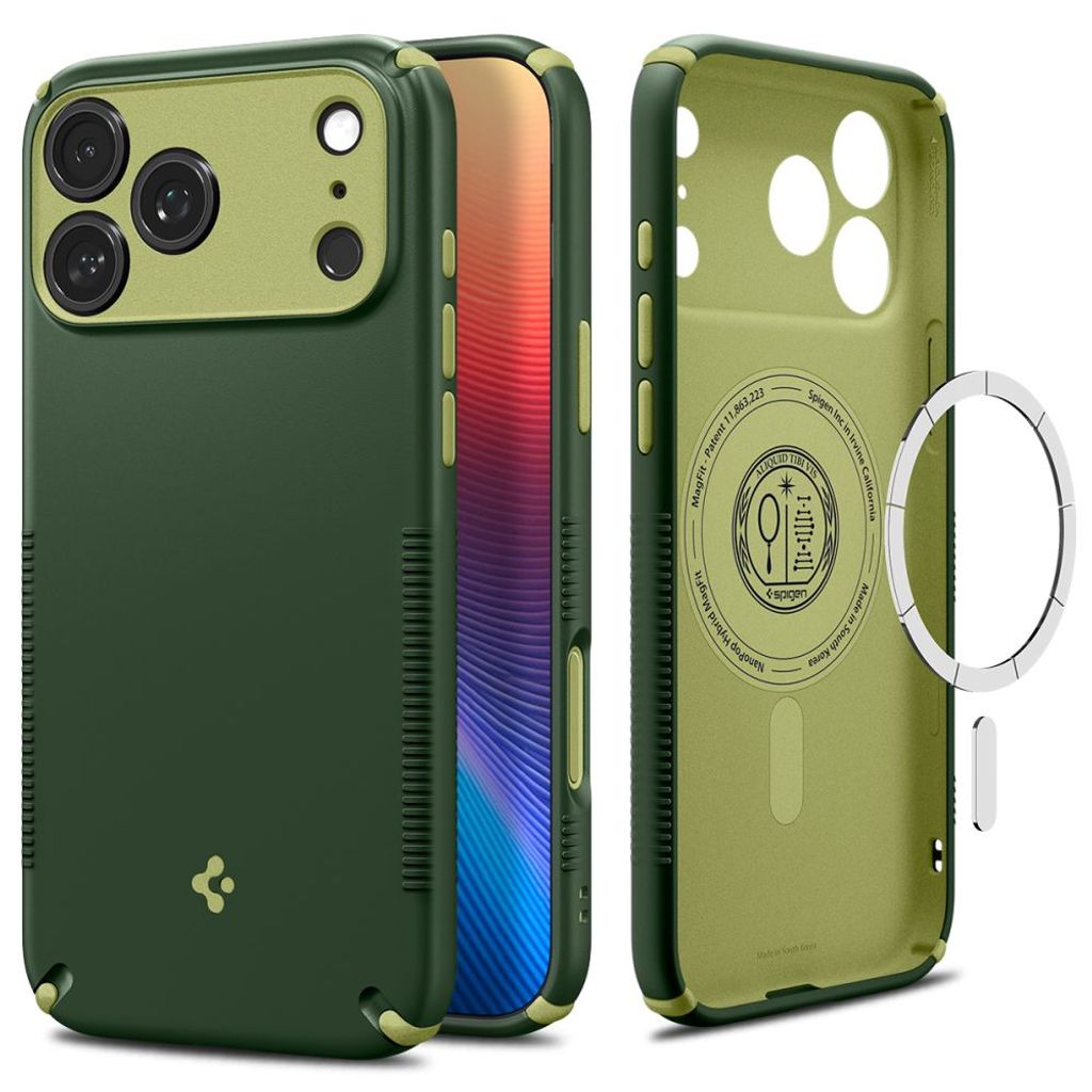 Spigen Nano Pop MagSafe -kuori till iPhone 18 Pro Max/17 Pro Max - Vihreä