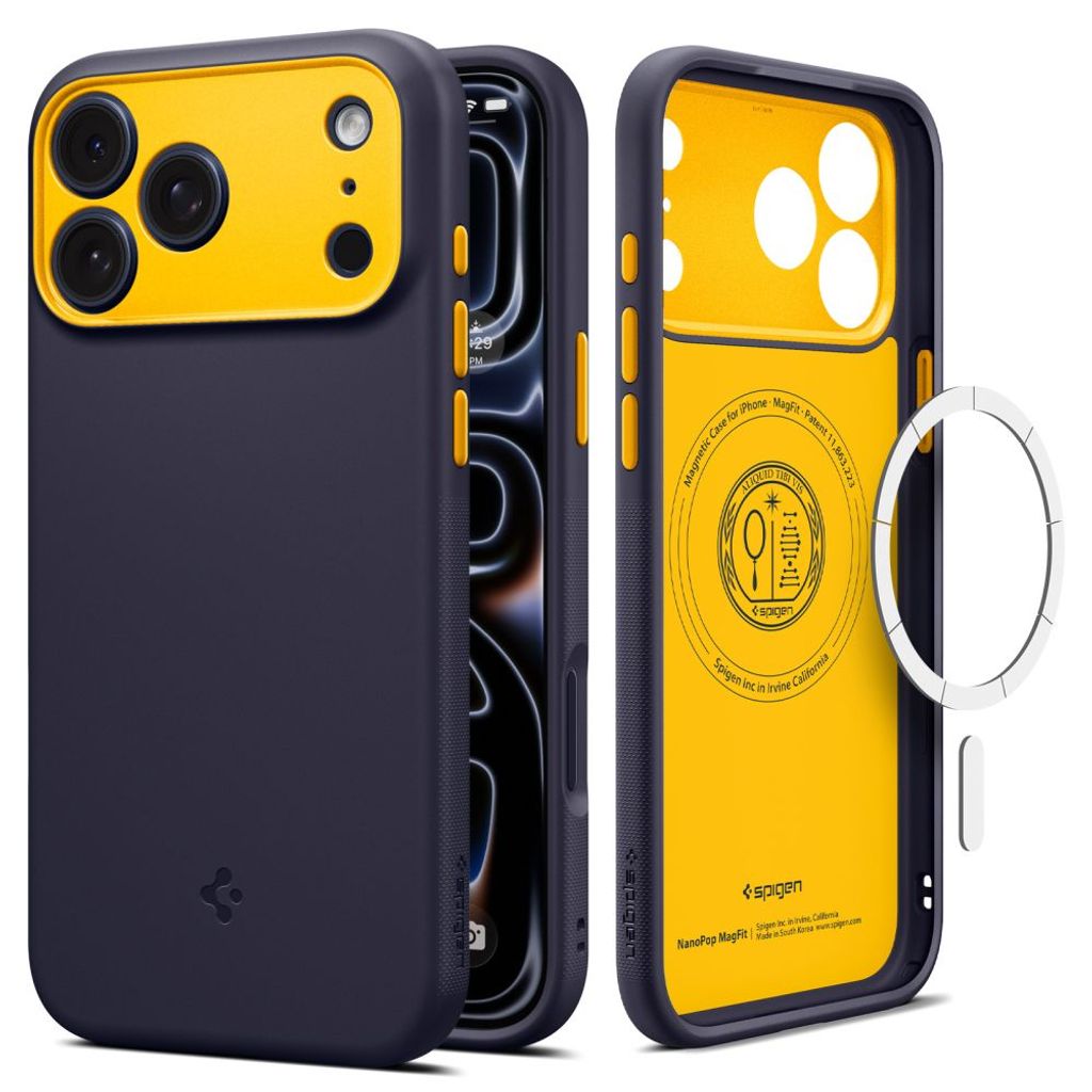 Spigen Nano Pop MagSafe -kuori till iPhone 18 Pro Max/17 Pro Max - Sininen