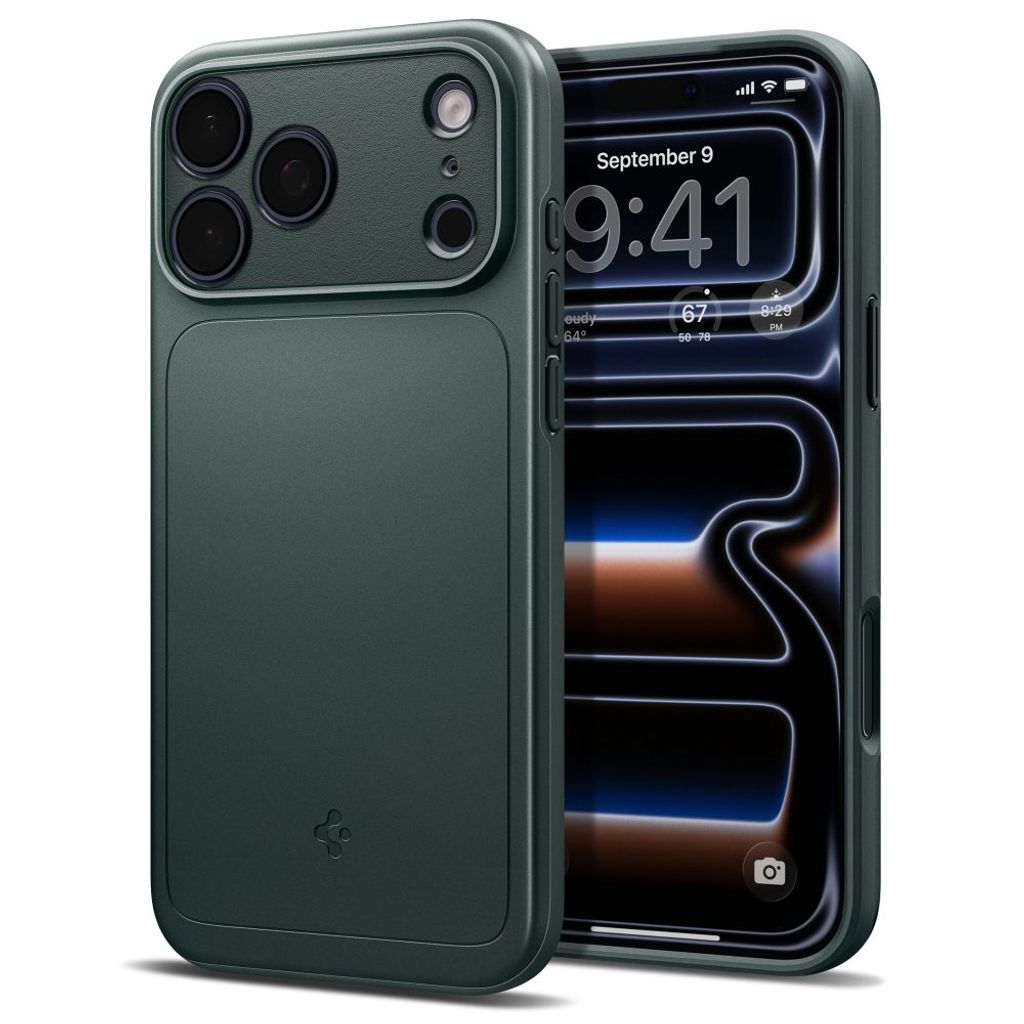 Spigen Thin Fit MagSafe -kuori till iPhone 18 Pro Max/17 Pro Max - Vihreä