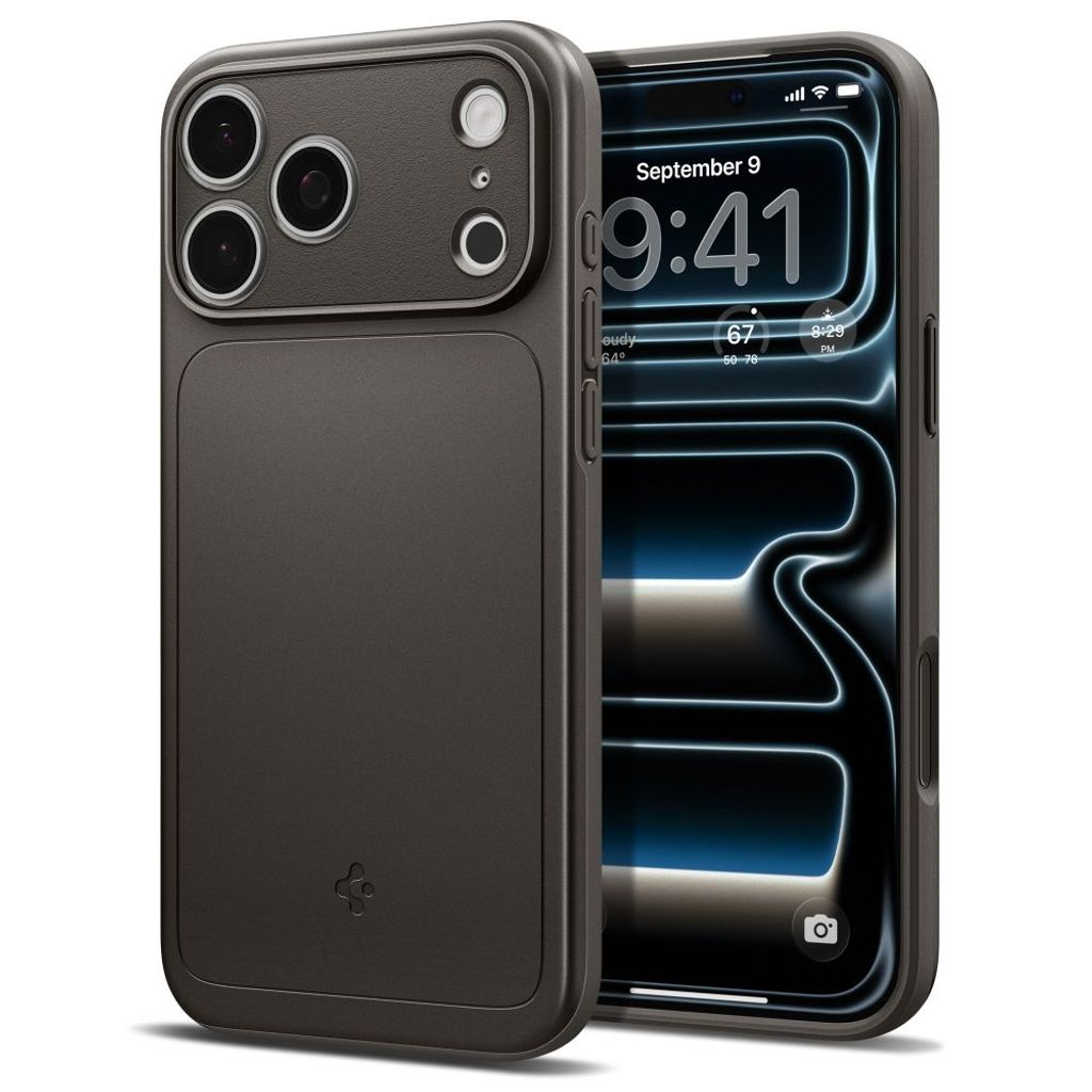 Spigen Thin Fit MagSafe -kuori till iPhone 18 Pro Max/17 Pro Max - Musta