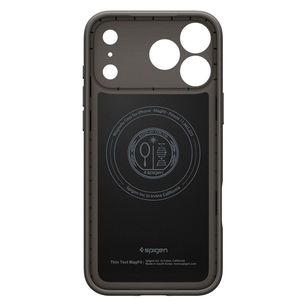 Spigen Thin Fit MagSafe -kuori till iPhone 18 Pro Max/17 Pro Max - Musta