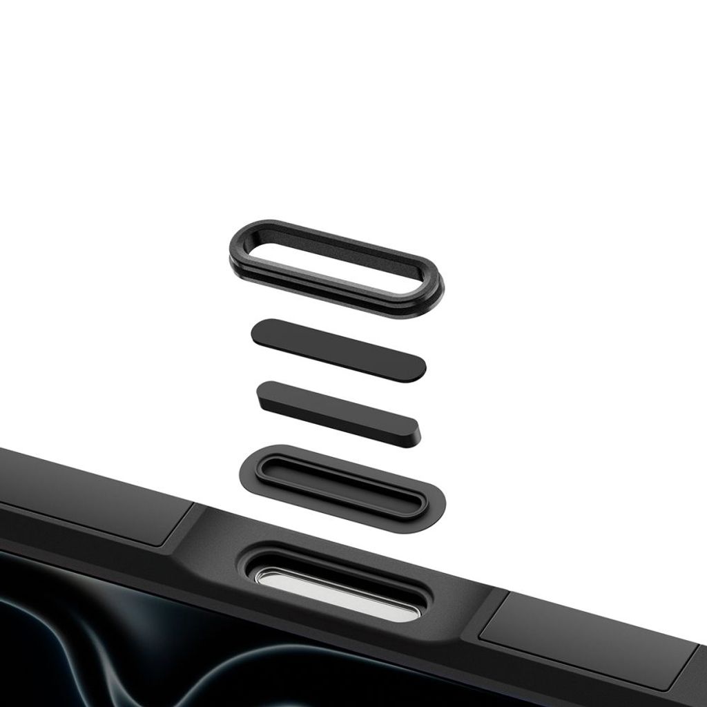 Spigen Tough Armor MagSafe -kuori till iPhone 18 Pro/17 Pro - Musta