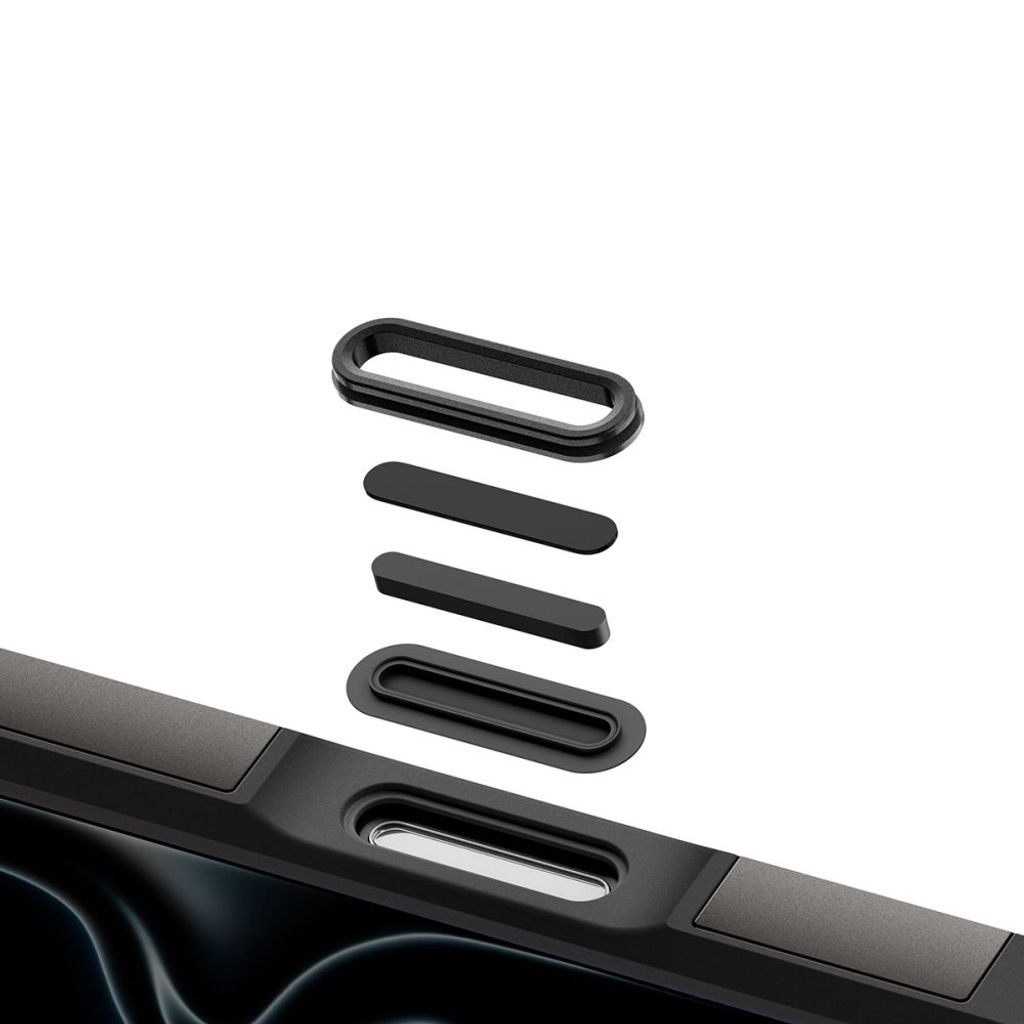 Spigen Tough Armor -kuori till iPhone 18 Pro Max/17 Pro Max - Musta