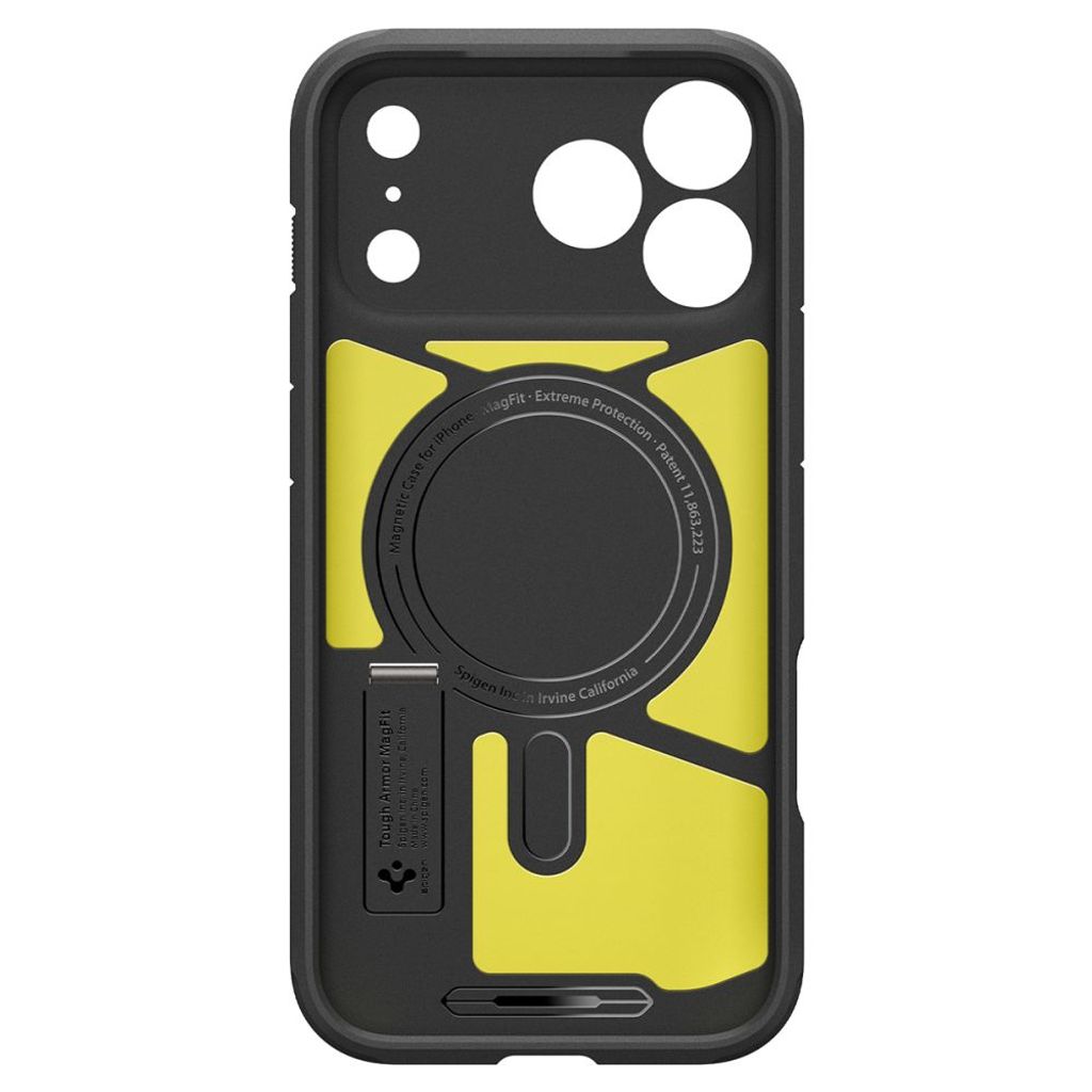 Spigen Tough Armor -kuori till iPhone 18 Pro Max/17 Pro Max - Musta