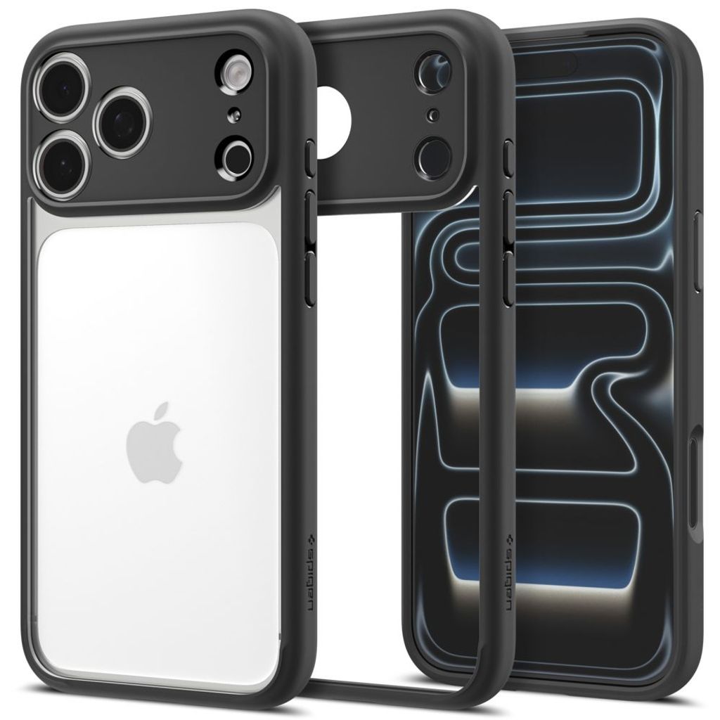Spigen Ultra Hybrid -kuori till iPhone 18 Pro Max/17 Pro Max - Musta