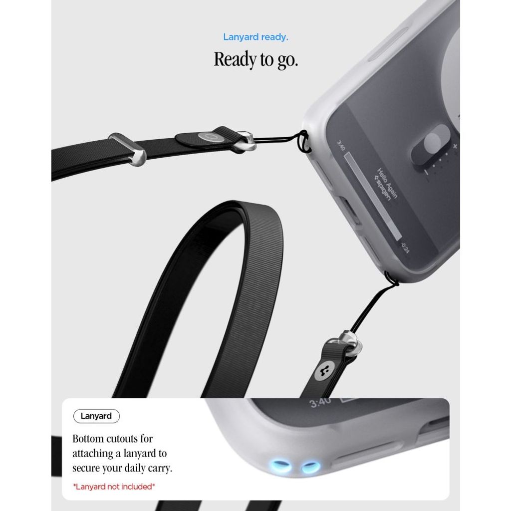 Spigen Ultra Hybrid MagSafe -kuori till iPhone 18 Pro/17 Pro - Hopea