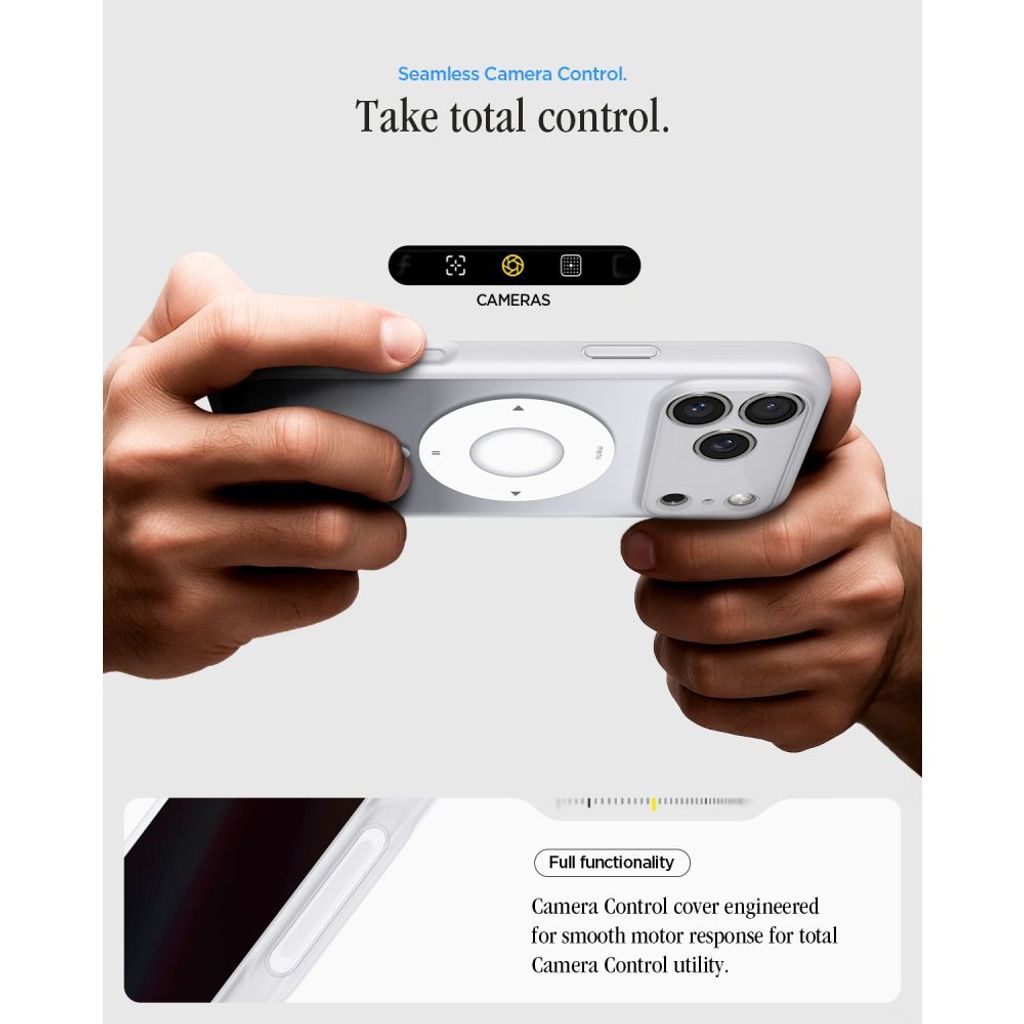 Spigen Ultra Hybrid MagSafe -kuori till iPhone 18 Pro/17 Pro - Hopea