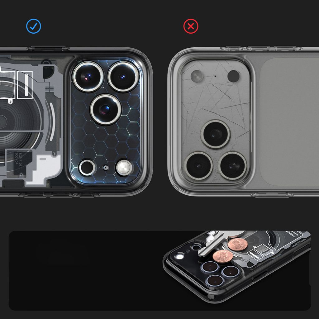 Spigen Ultra Hybrid MagSafe Zero One -kuori till iPhone 18 Pro/17 Pro - Musta