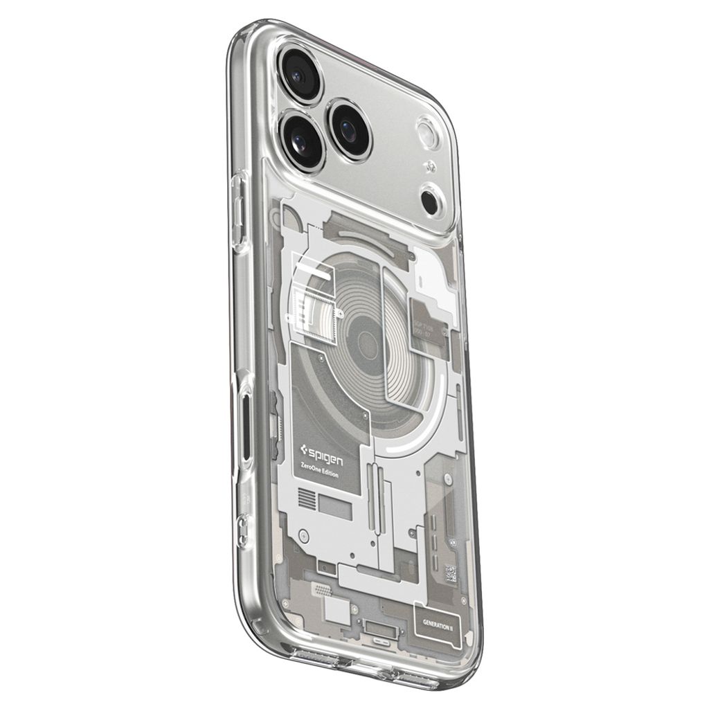 Spigen Ultra Hybrid MagSafe Zero One -kuori till iPhone 18 Pro/17 Pro - Titaani