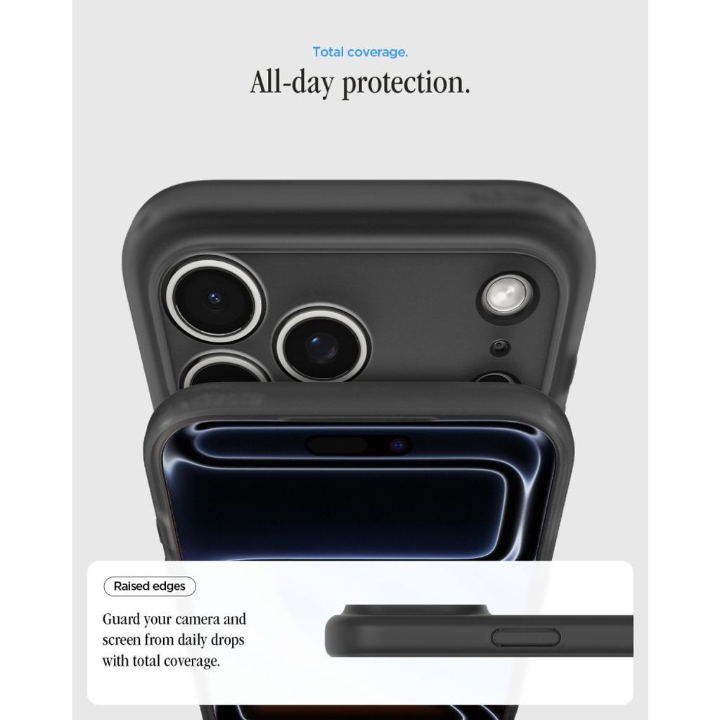 Spigen Ultra Hybrid MagSafe -kuori till iPhone 18 Pro Max/17 Pro Max - Musta