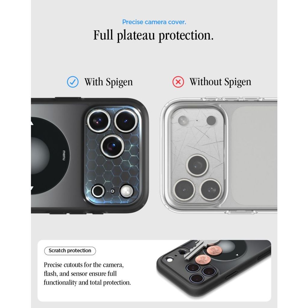 Spigen Ultra Hybrid MagSafe -kuori till iPhone 18 Pro Max/17 Pro Max - Musta