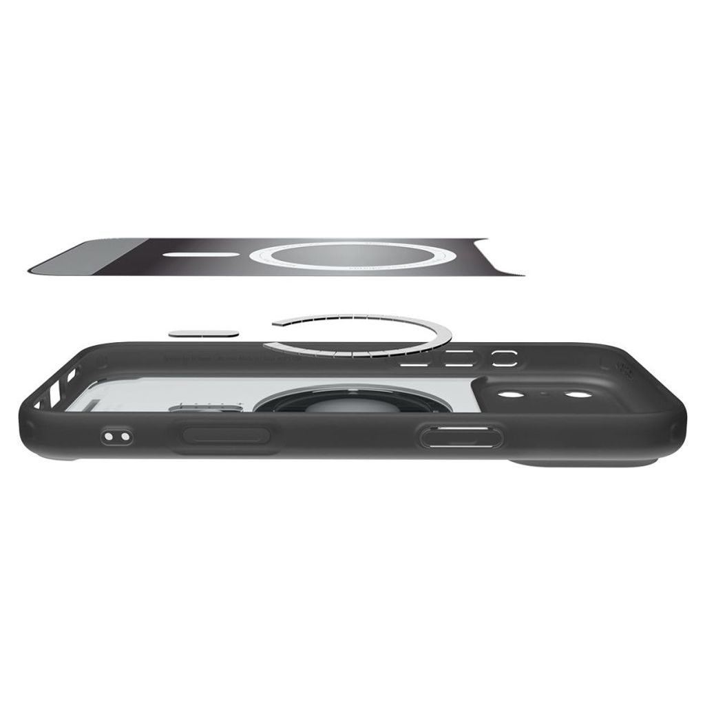 Spigen Ultra Hybrid MagSafe -kuori till iPhone 18 Pro Max/17 Pro Max - Musta