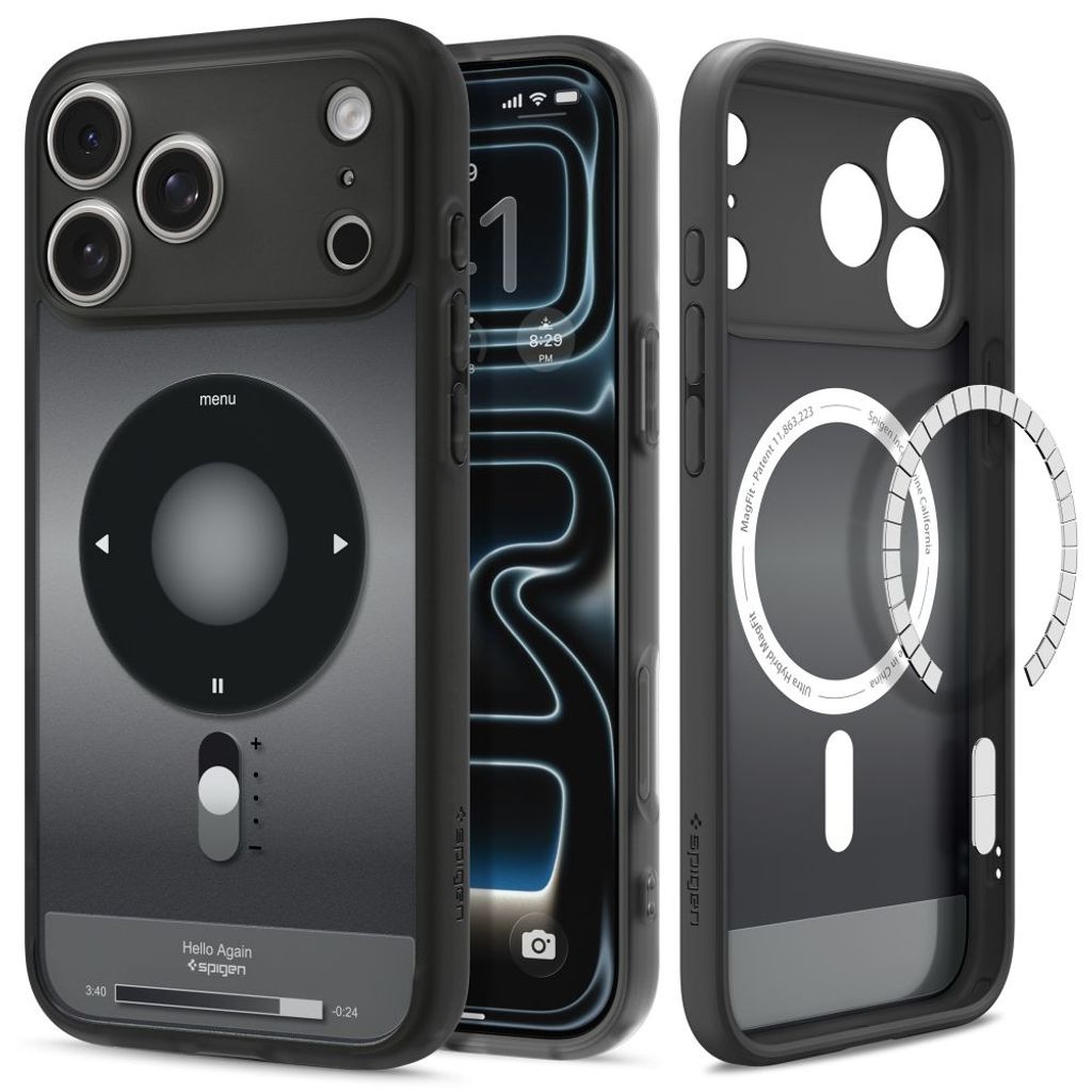 Spigen Ultra Hybrid MagSafe -kuori till iPhone 18 Pro Max/17 Pro Max - Musta