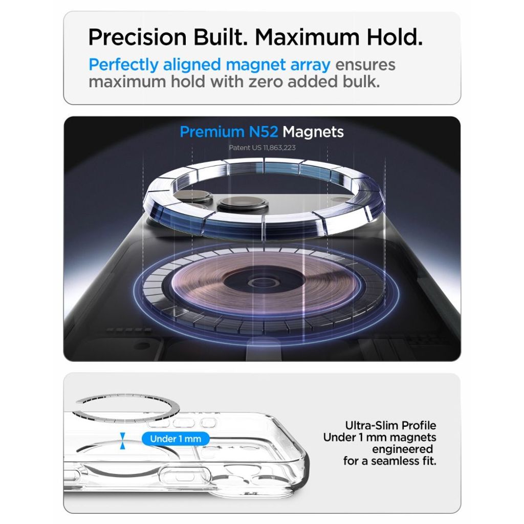 Spigen Ultra Hybrid MagSafe -kuori till iPhone 18 Pro Max/17 Pro Max - Kulta