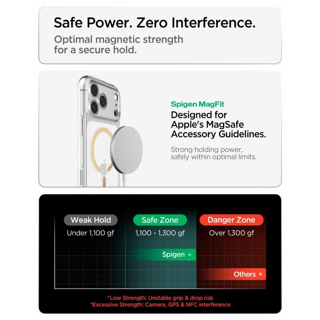 Spigen Ultra Hybrid MagSafe -kuori till iPhone 18 Pro Max/17 Pro Max - Kulta