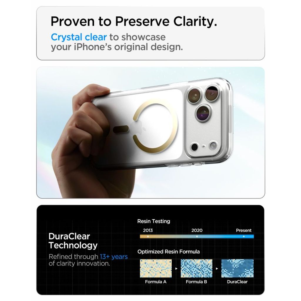 Spigen Ultra Hybrid MagSafe -kuori till iPhone 18 Pro Max/17 Pro Max - Kulta
