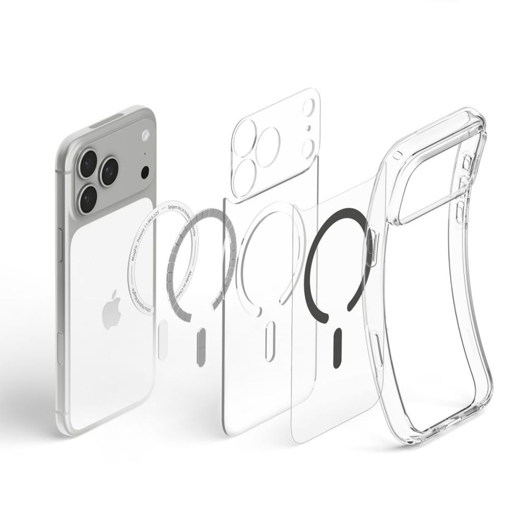 Spigen Ultra Hybrid MagSafe -kuori till iPhone 18 Pro Max/17 Pro Max - Grafiitti