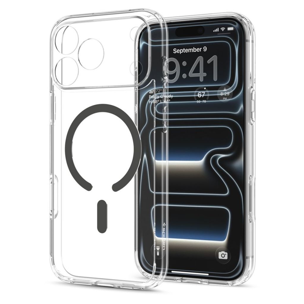 Spigen Ultra Hybrid MagSafe -kuori till iPhone 18 Pro Max/17 Pro Max - Grafiitti