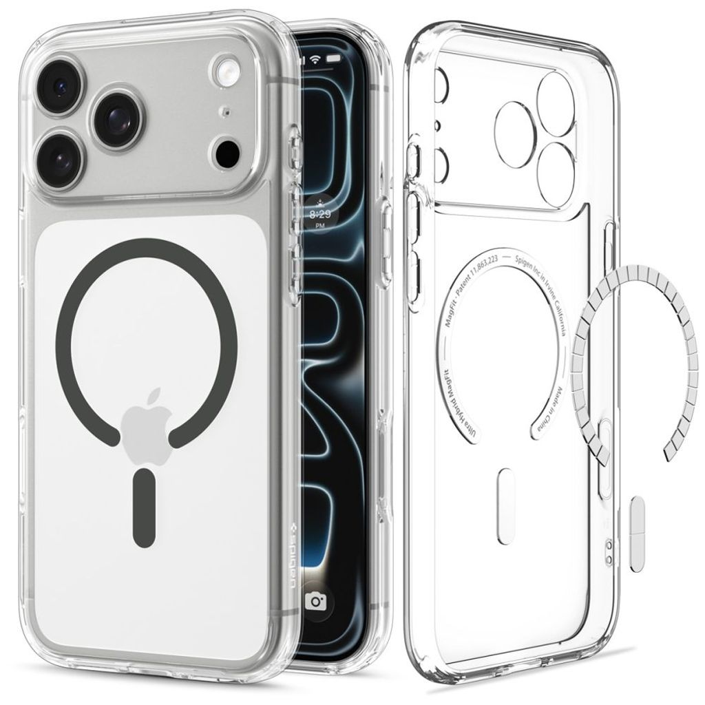 Spigen Ultra Hybrid MagSafe -kuori till iPhone 18 Pro Max/17 Pro Max - Grafiitti