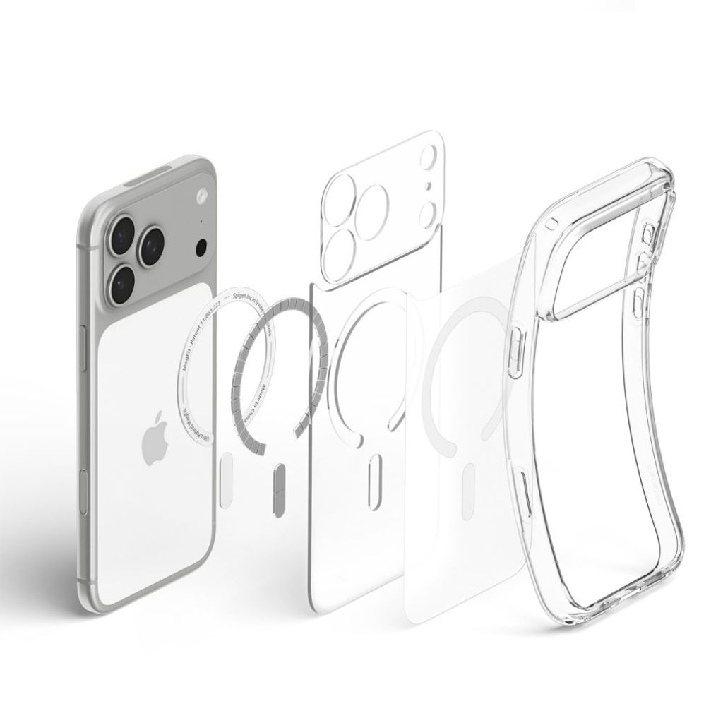 Spigen Ultra Hybrid MagSafe -kuori till iPhone 18 Pro Max/17 Pro Max - Valkoinen