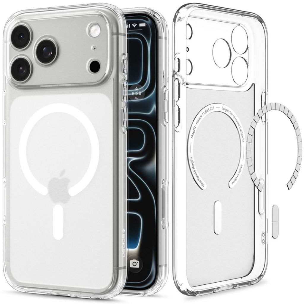 Spigen Ultra Hybrid MagSafe -kuori till iPhone 18 Pro Max/17 Pro Max - Valkoinen