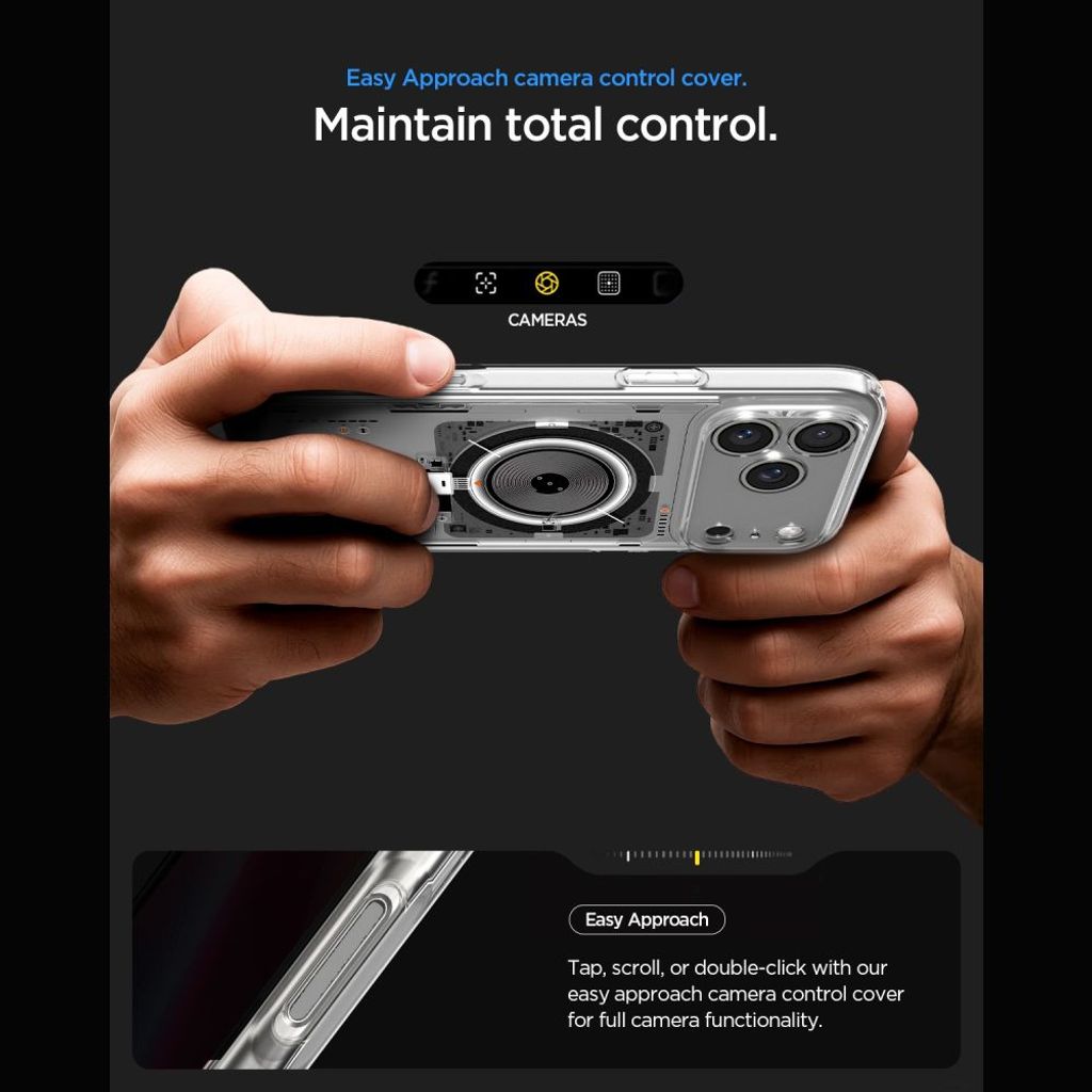 Spigen Ultra Hybrid MagSafe Neo One -kuori iPhone 18 Pro Max/17 Pro Max - Läpinäkyvä