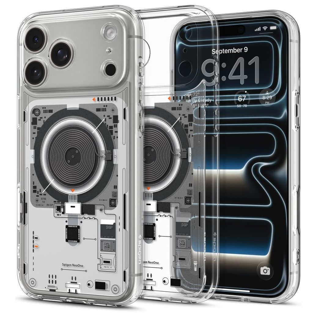 Spigen Ultra Hybrid MagSafe Neo One -kuori iPhone 18 Pro Max/17 Pro Max - Läpinäkyvä