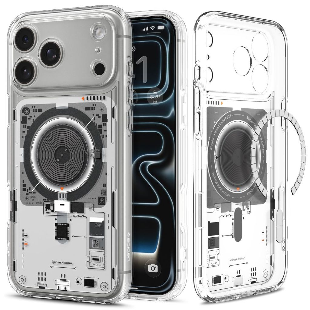 Spigen Ultra Hybrid MagSafe Neo One -kuori iPhone 18 Pro Max/17 Pro Max - Läpinäkyvä