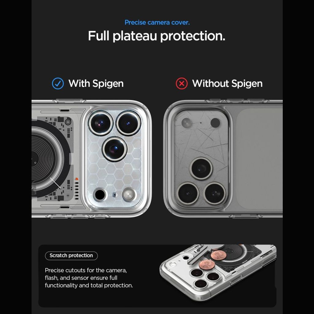 Spigen Ultra Hybrid MagSafe Neo One -kuori iPhone 18 Pro Max/17 Pro Max - Läpinäkyvä