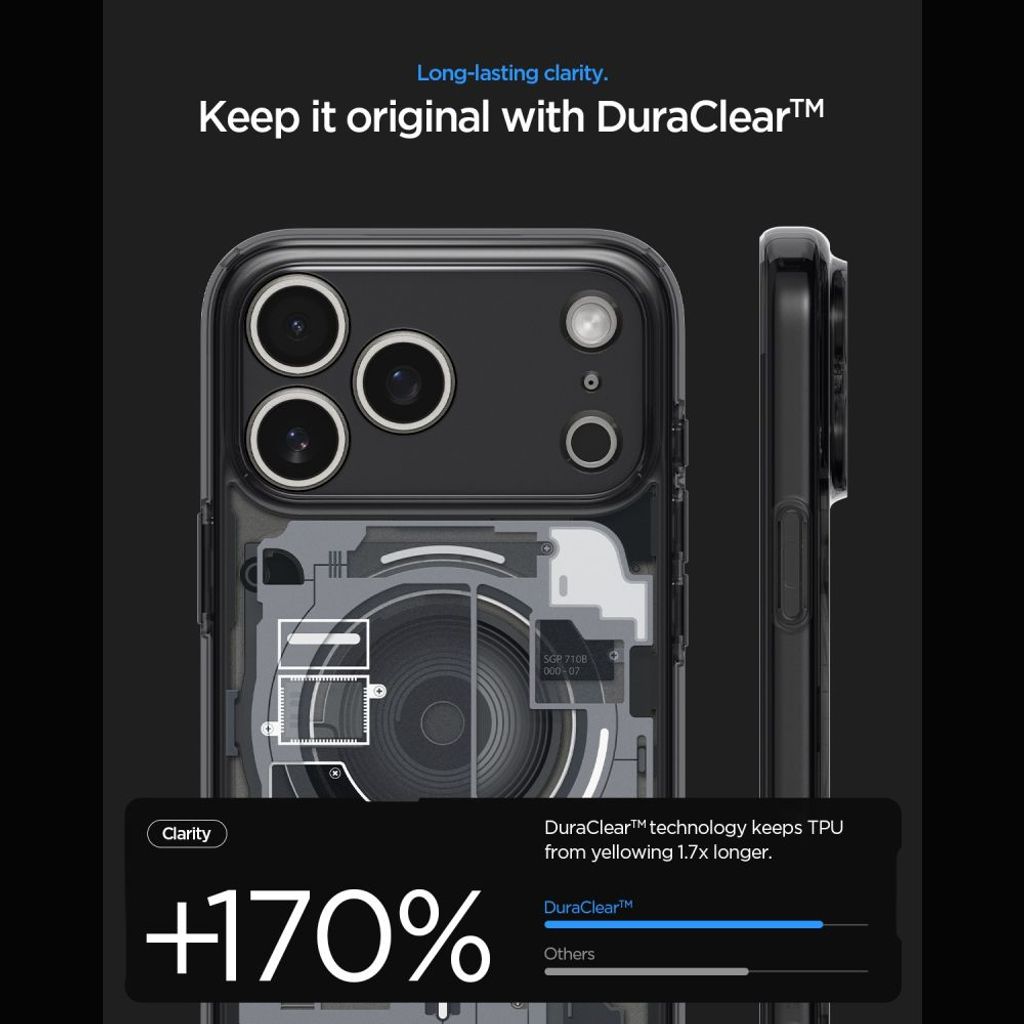 Spigen Ultra Hybrid MagSafe Zero One -kuori iPhone 18 Pro Max/17 Pro Max - Musta