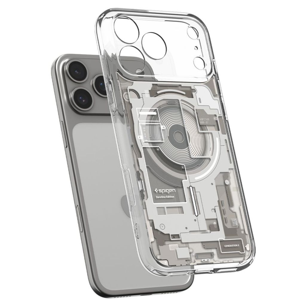 Spigen Ultra Hybrid MagSafe Zero One -kuori iPhone 18 Pro Max/17 Pro Max - Titaani