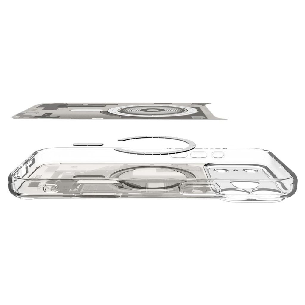 Spigen Ultra Hybrid MagSafe Zero One -kuori iPhone 18 Pro Max/17 Pro Max - Titaani