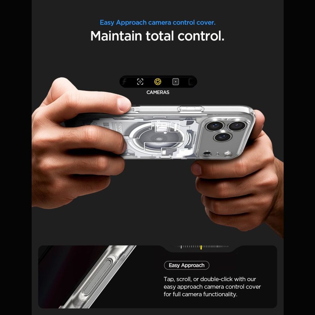Spigen Ultra Hybrid MagSafe Zero One -kuori iPhone 18 Pro Max/17 Pro Max - Valkoinen