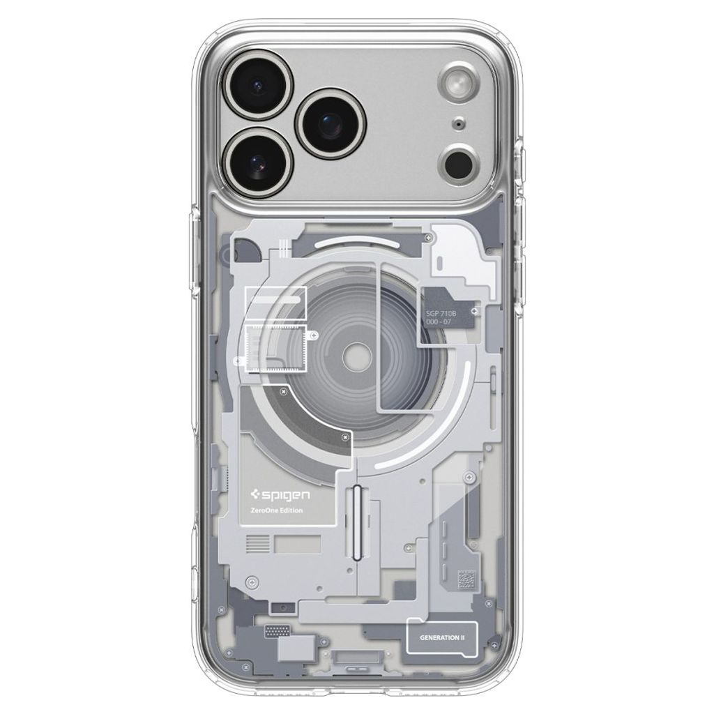 Spigen Ultra Hybrid MagSafe Zero One -kuori iPhone 18 Pro Max/17 Pro Max - Valkoinen