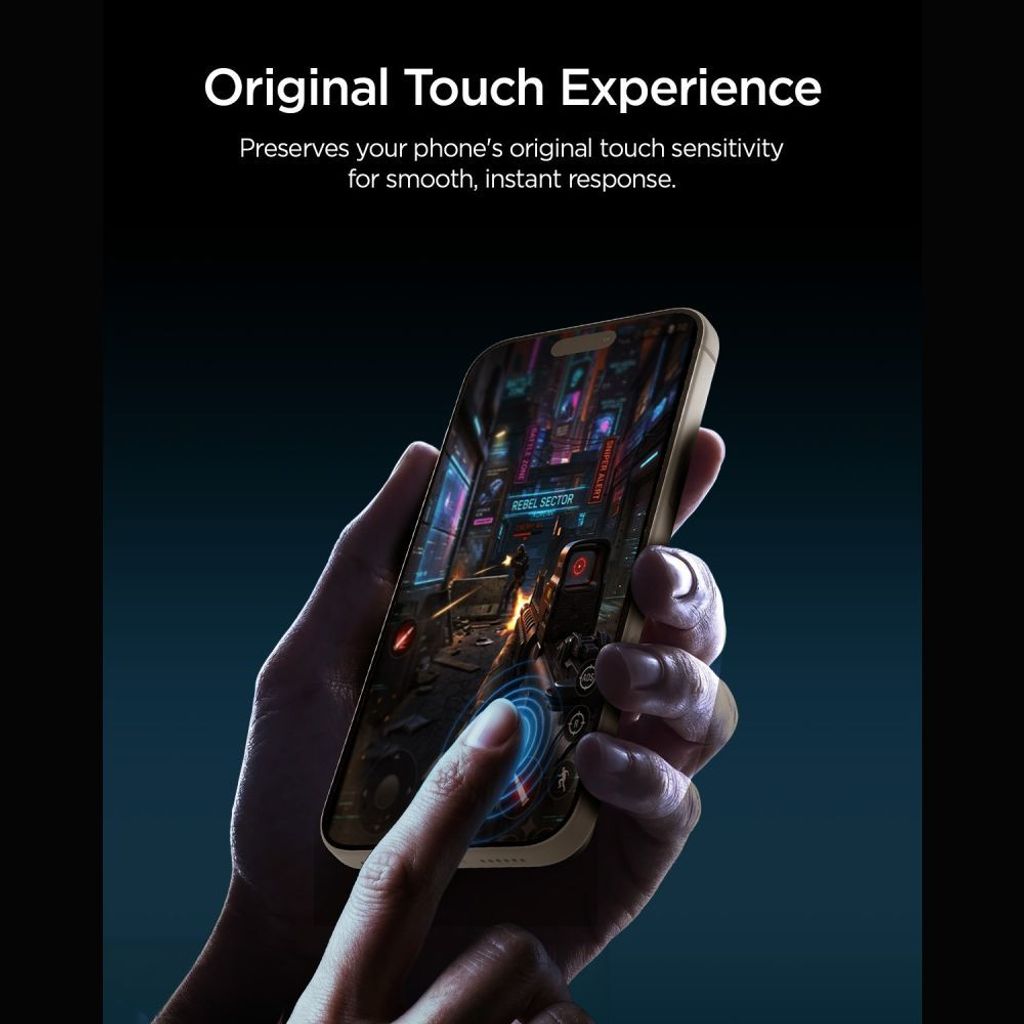 Spigen Glas.tR EZ Fit Pro HD AC Skærmbeskyttelse 2-Pak til iPhone 18 Pro/17 Pro/17/16 Pro