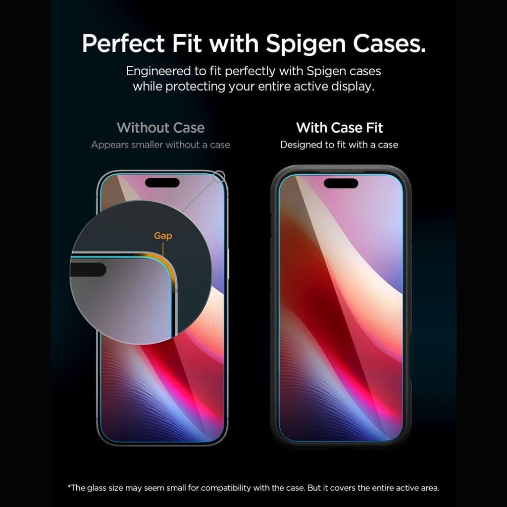 Spigen Glas.tR EZ Fit Pro HD AC Skærmbeskyttelse 2-Pak til iPhone 18 Pro/17 Pro/17/16 Pro