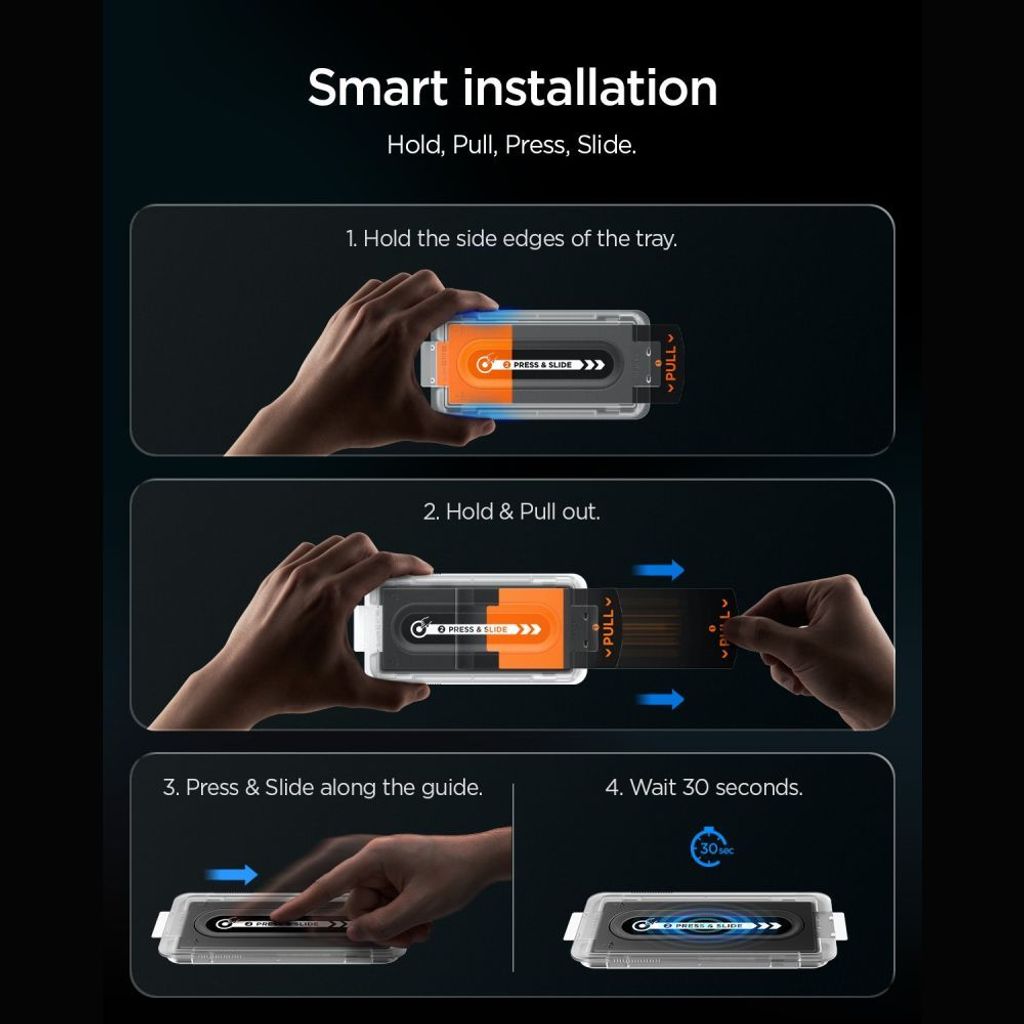 Spigen Glas.tR EZ Fit Pro HD AC Privacy Skærmbeskyttelse 2-Pak till iPhone 18 Pro