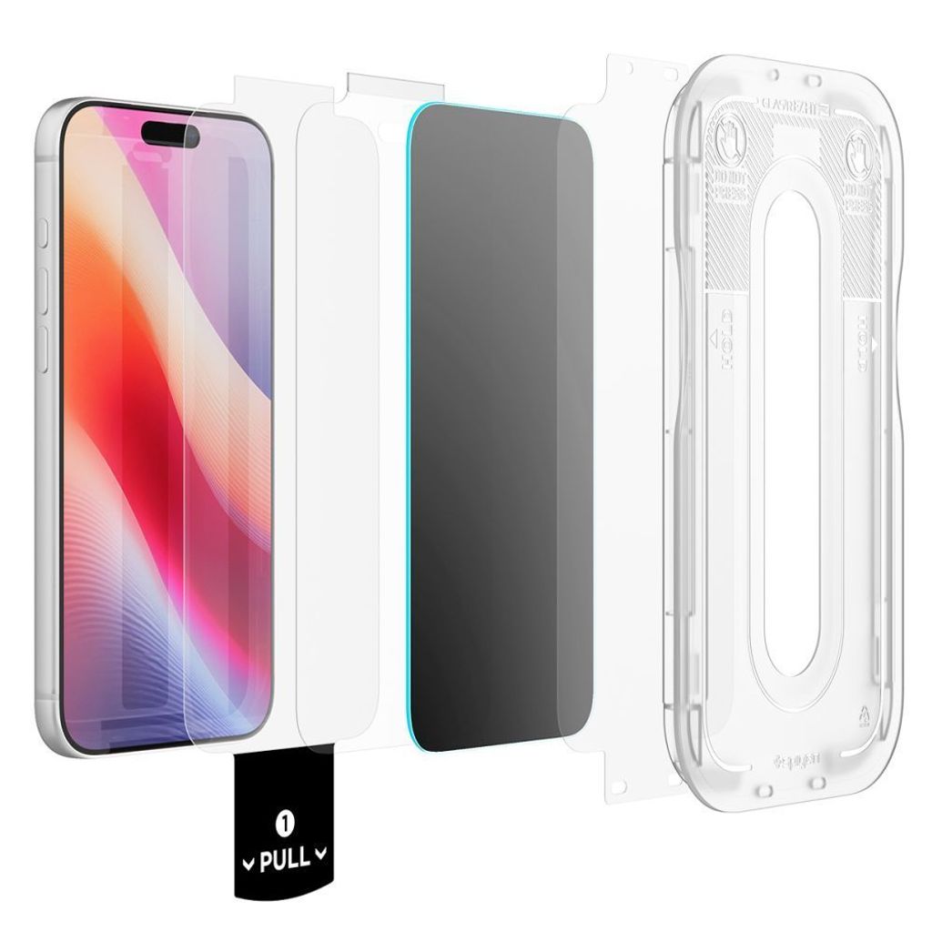 Spigen Glas.tR EZ Fit Pro HD AC Privacy Skærmbeskyttelse till iPhone 18 Pro