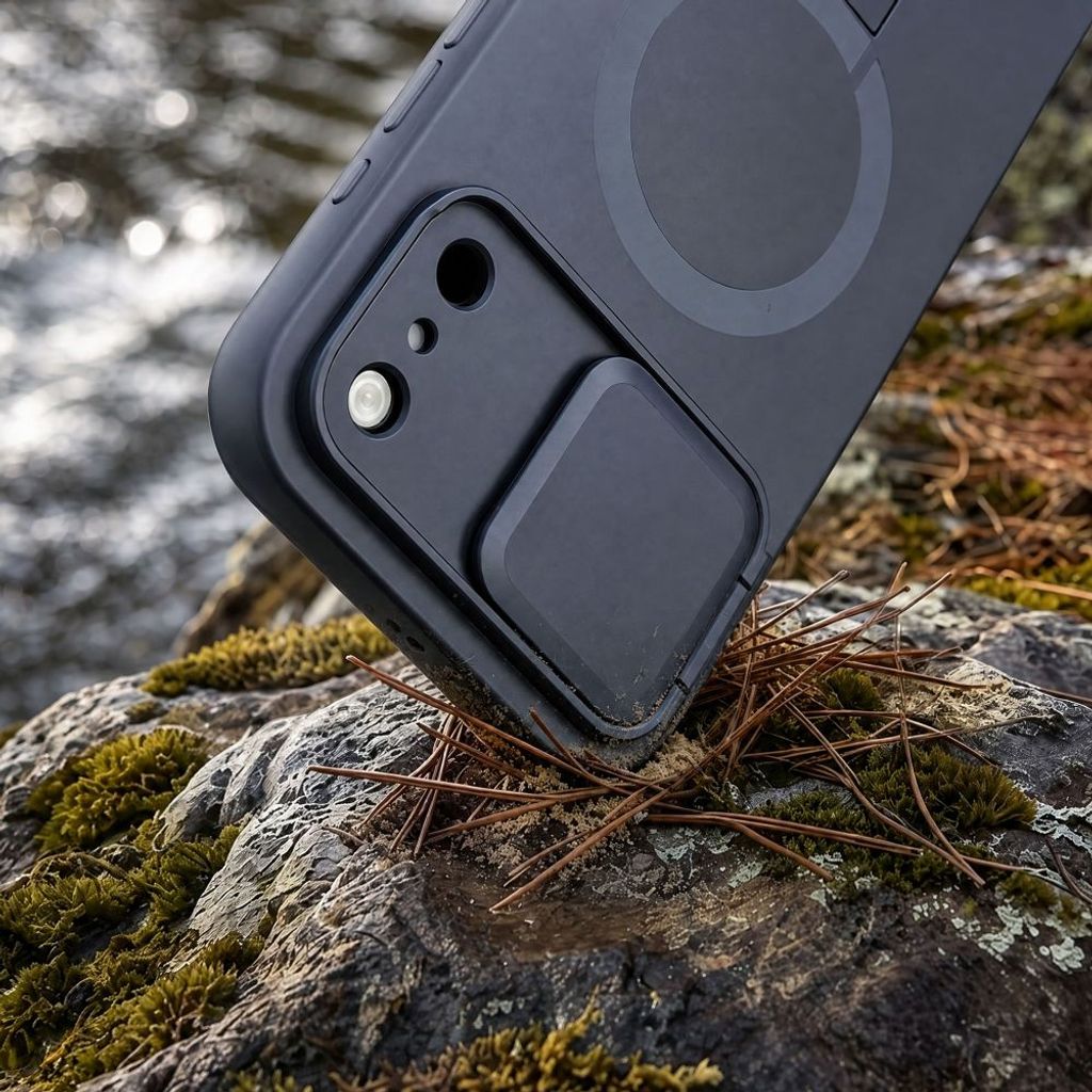 Tech-Protect Kevlar Aura MagSafe -kuori till iPhone 18 Pro Max/17 Pro Max - Sininen