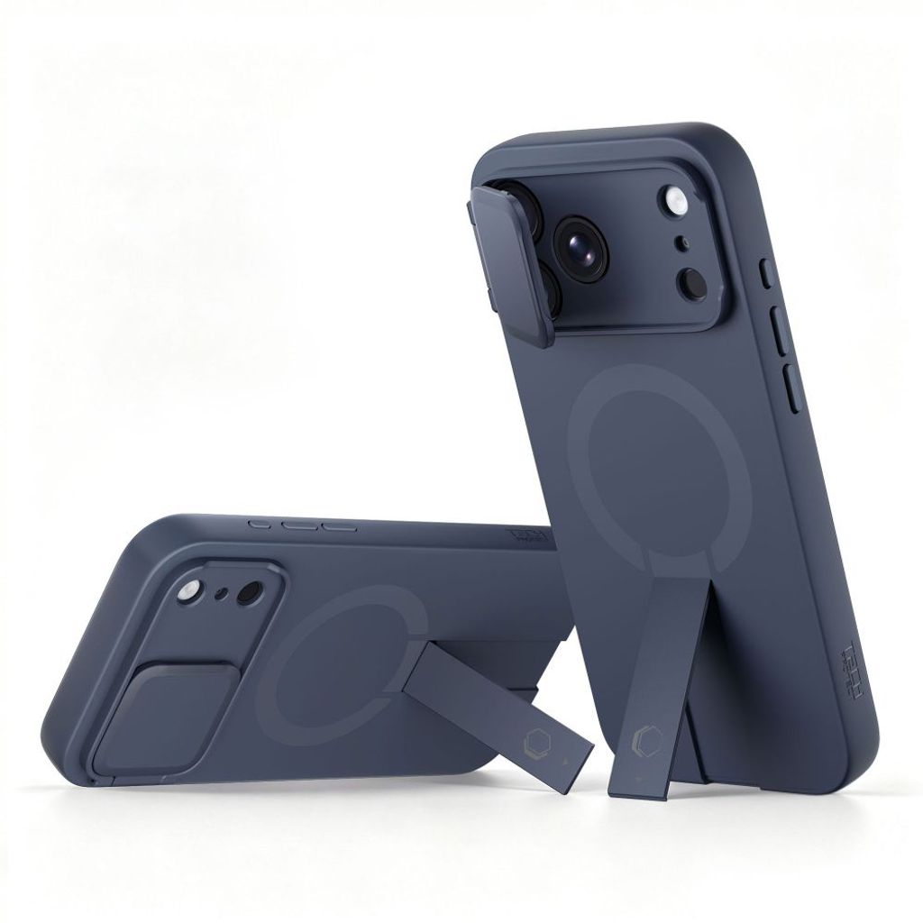 Tech-Protect Kevlar Aura MagSafe -kuori till iPhone 18 Pro Max/17 Pro Max - Sininen