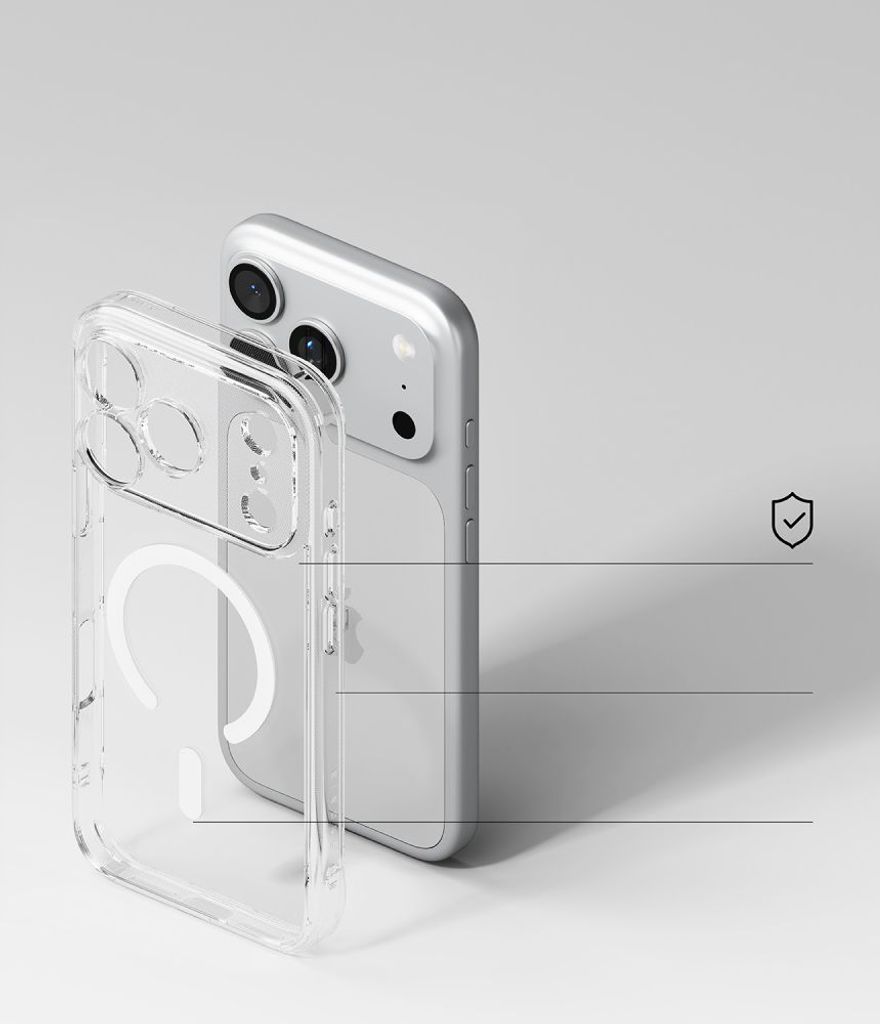 Ringke Fusion MagSafe Cover til iPhone 18 Pro Max / 17 Pro Max - Gennemsigtig