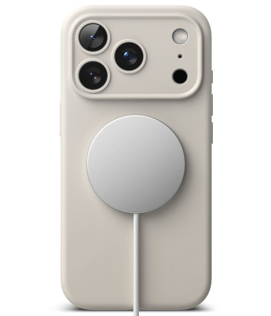 Ringke Silicone MagSafe -kuori till iPhone 18 Pro Max - Beige