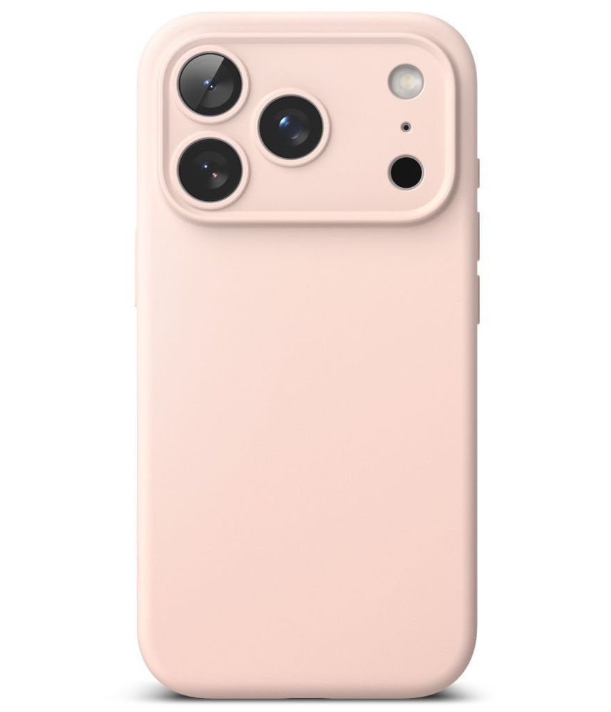 Ringke Silicone MagSafe -kuori till iPhone 18 Pro Max - Vaaleanpunainen