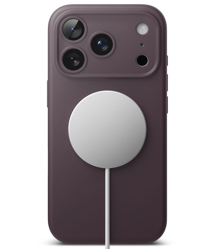 Ringke Silicone MagSafe -kuori till iPhone 18 Pro Max - Dark Cherry